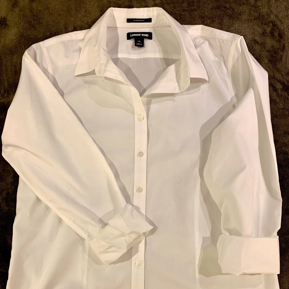 Lands End Dress Shirt NWOT